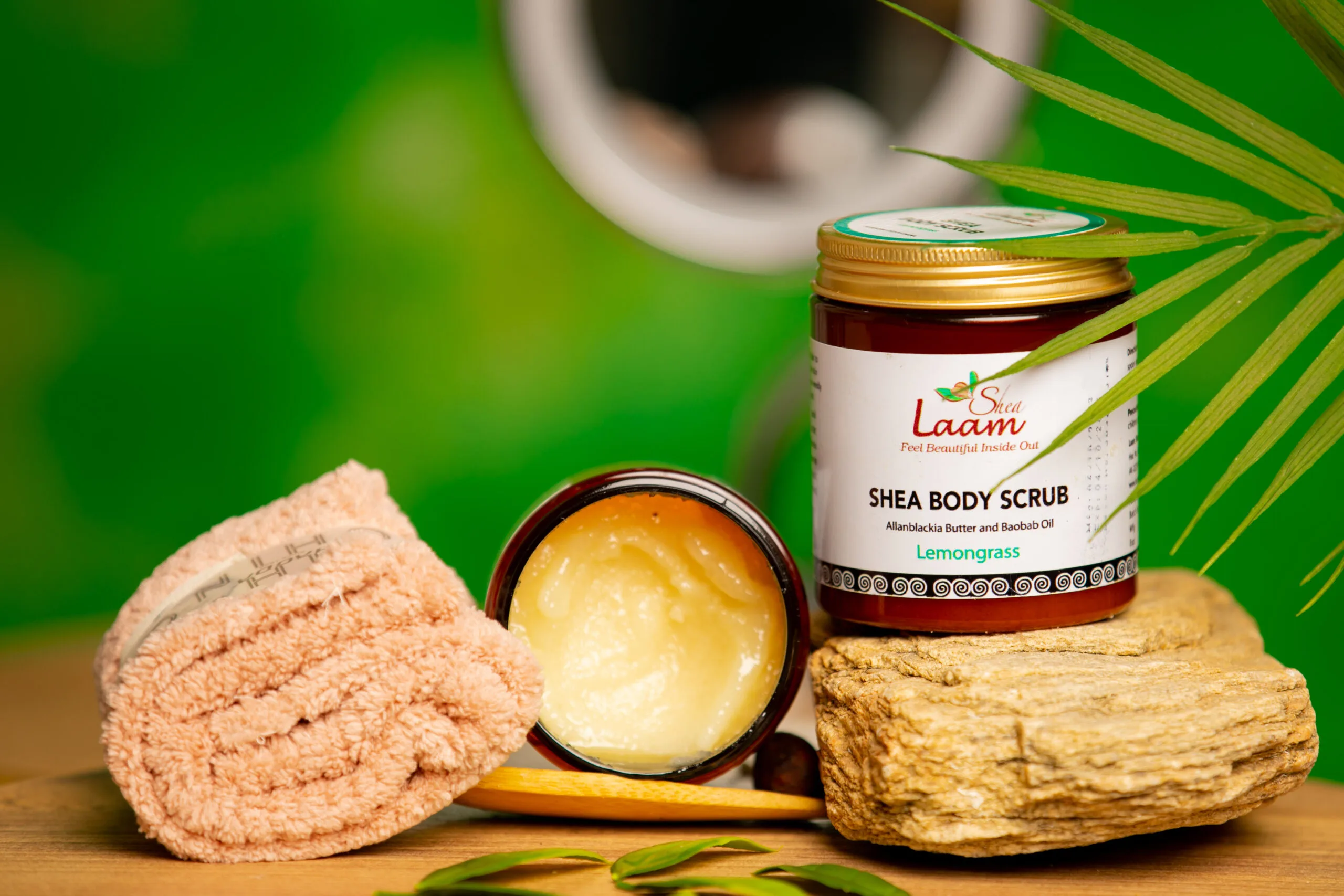 Shea Butter Body Scrub - Lemongrass