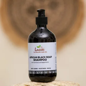 African Black Soap Shampoo - Menthol and Botanical Extract