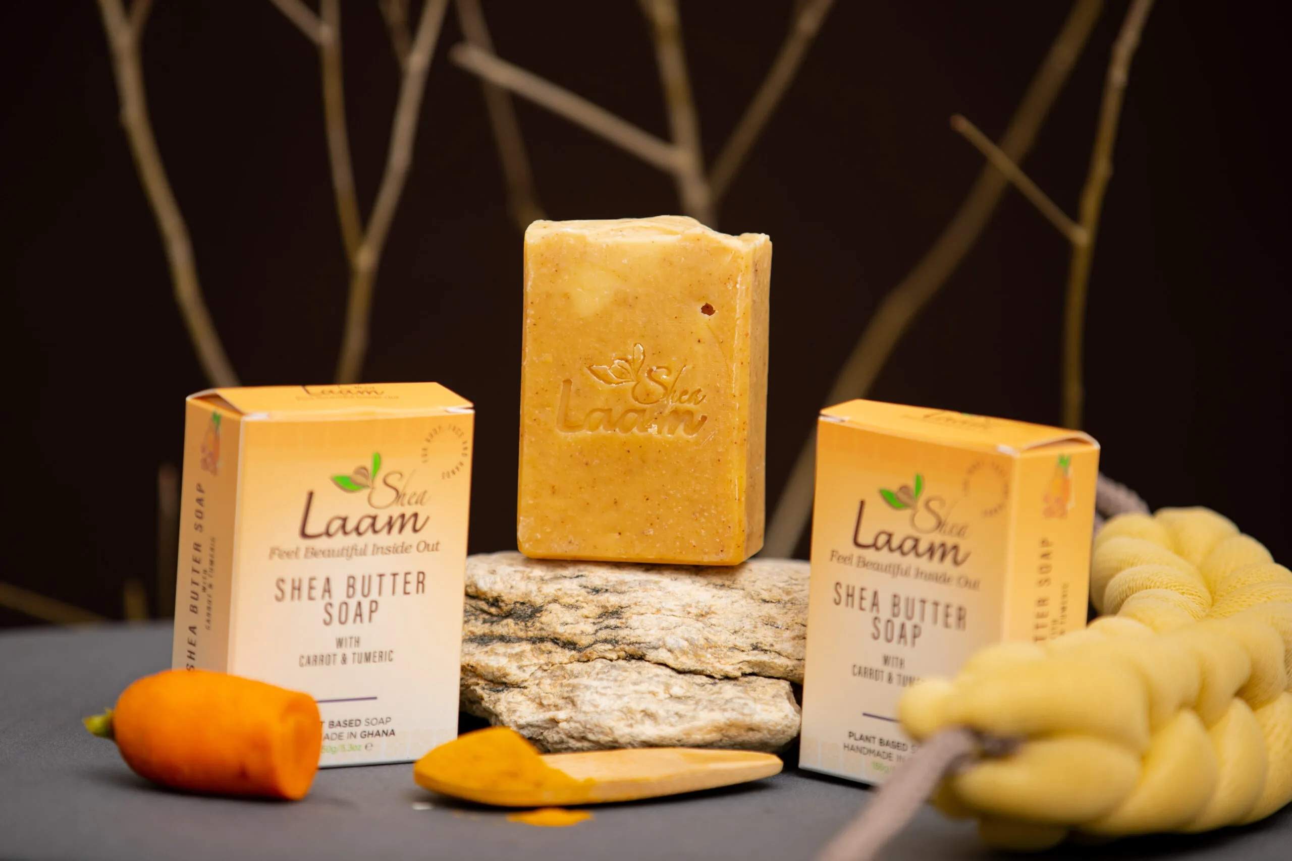 Shea Butter Soap - Carrot and Turmeric